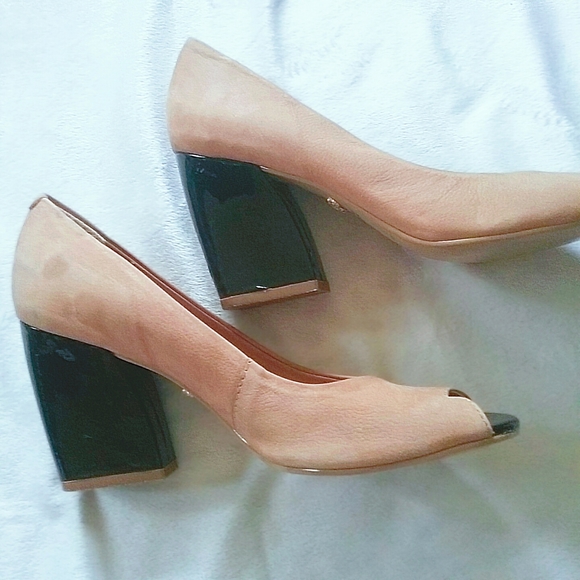 🔵 3/$30 AVIDA Peep Toe Heeled Shoes - Picture 2 of 15
